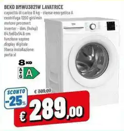 A&O BEKO BMWU3821W LAVATRICE offerta