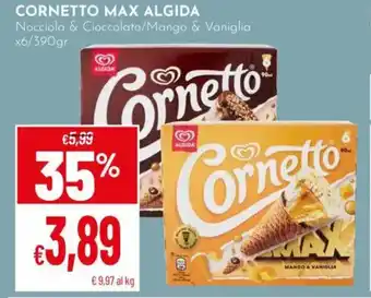 Pan Cornetto max ALGIDA offerta