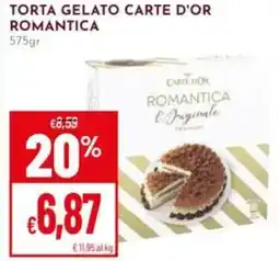 Pan Torta gelato carte d'or romantica offerta