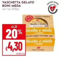 Pan Vaschetta gelato BONI MEDA offerta