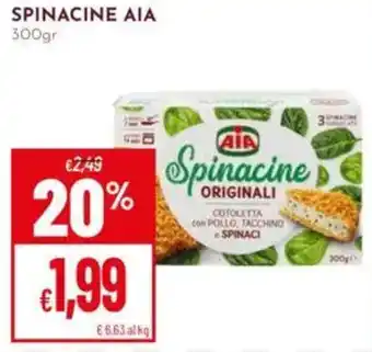Pan Spinacine AIA offerta