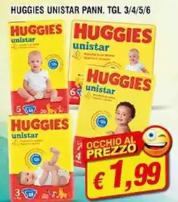 Maury's Huggies unistar pann. offerta