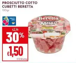 Pan Prosciutto cotto cubetti BERETTA offerta