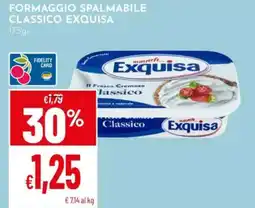 Pan Formaggio spalmabile classico EXQUISA offerta