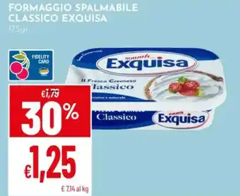 Pan Formaggio spalmabile classico EXQUISA offerta