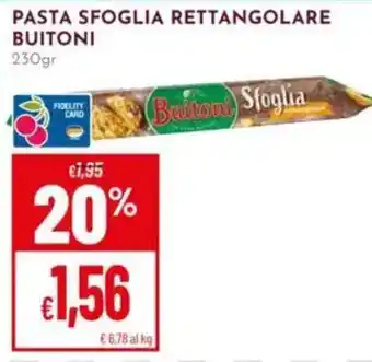 Pan Pasta sfoglia rettangolare BUITONI offerta