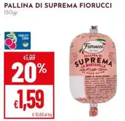 Pan Pallina di suprema FIORUCCI offerta