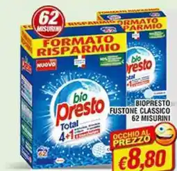 Maury's Biopresto fustone classico 62 misurini offerta