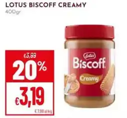 Pan Lotus biscoff creamy offerta