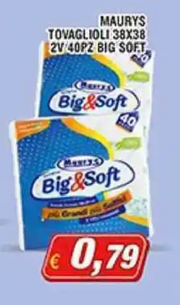 Maury's Maurys tovaglioli big soft offerta