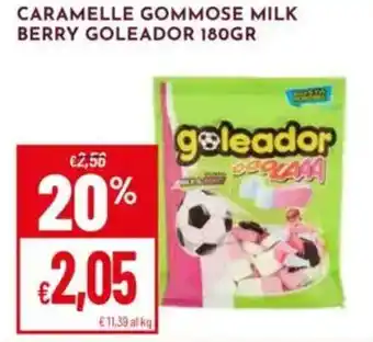 Caramelle gommose milk berry GOLEADOR
