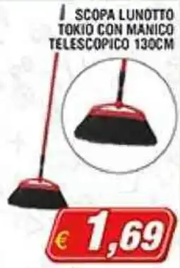 Maury's Scopa lunotto tokio con manico telescopico offerta
