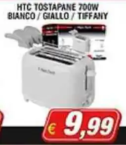 Maury's Htc tostapane 700W bianco/giallo/tiffany offerta