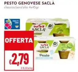 Pan Pesto genovese SACLÀ offerta