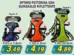 Maury's Optimo pettorina con guinzaglio riflettente offerta