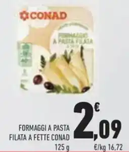 Conad Formaggi a pasta filata a fette CONAD offerta
