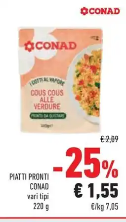 Conad Piatti pronti CONAD offerta