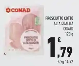 Conad Prosciutto cotto alta qualità CONAD offerta