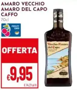 Pan Amaro vecchio amaro DEL CAPO CAFFO offerta