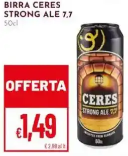 Pan Birra CERES STRONG ALE offerta