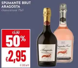 Pan Spumante brut ARAGOSTA offerta