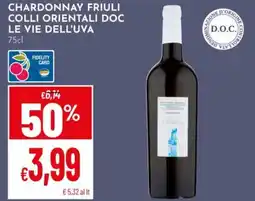 Pan Chardonnay friuli colli orientali doc LE VIE DELL'UVA offerta