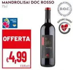 Pan Mandrolisai doc rosso offerta