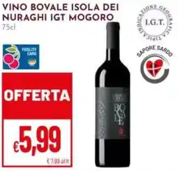Pan Vino bovale isola dei nuraghi IGT MOGORO offerta