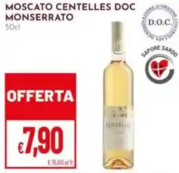 Pan Moscato centelles doc MONSERRATO offerta