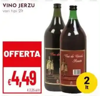 Pan Vino JERZU offerta
