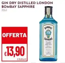 Pan Gin dry distilled london BOMBAY SAPPHIRE offerta