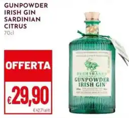 Pan Gunpowder irish gin sardinian citrus offerta