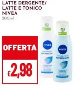 Pan Latte dergente/ latte e tonico NIVEA offerta