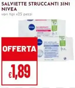 Pan Salviette struccanti 3in1 NIVEA offerta