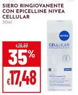 Pan Siero ringiovanente con epicelline NIVEA CELLULAR offerta