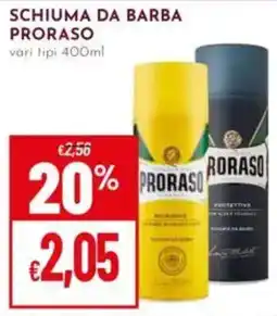 Pan Schiuma da barba PRORASO offerta