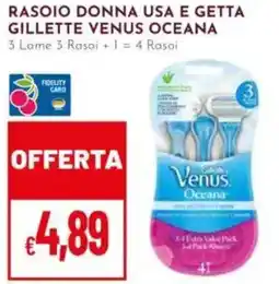 Pan Rasoio donna usa e getta gillette VENUS OCEANA offerta