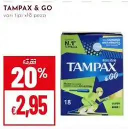 Pan Tampax & go offerta