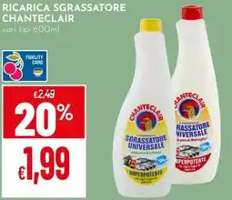 Pan Ricarica sgrassatore CHANTECLAIR offerta