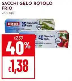 Pan Sacchi gelo rotolo FRIO offerta