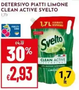 Pan Detersivo piatti limone clean active SVELTO offerta