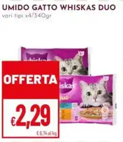 Pan Umido gatto WHISKAS DUO offerta