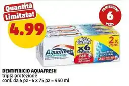 PENNY Dentifiricio AQUAFRESH offerta