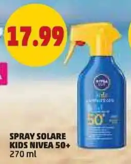 PENNY Spray solare kids NIVEA 50+ offerta