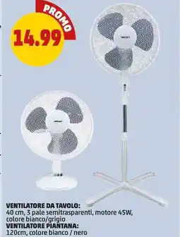 PENNY Ventilatore da tavolo o ventilatore piantana offerta