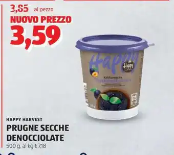 ALDI HAPPY HARVEST PRUGNE SECCHE DENOCCIOLATE offerta