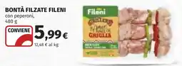 Coop Bontà filzate FILENI offerta