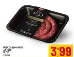 Ard Discount Salsiccia suino nero con pepe MADEO offerta