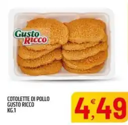 Ard Discount Cotolette di pollo GUSTO RICCO offerta
