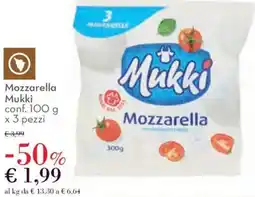 Conad Mozzarella Mukki conf. pezzi offerta